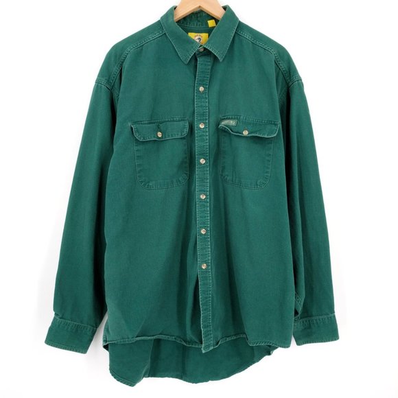 Duck Head Other - Vintage Duck Head Twill Cotton Flannel Shirt XL